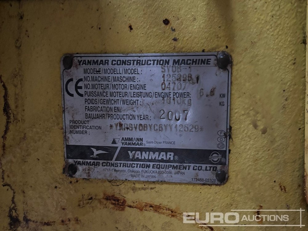 Miniexcavadora Yanmar SV08-1: foto 18 Miniexcavadora Yanmar SV08-1: foto 18