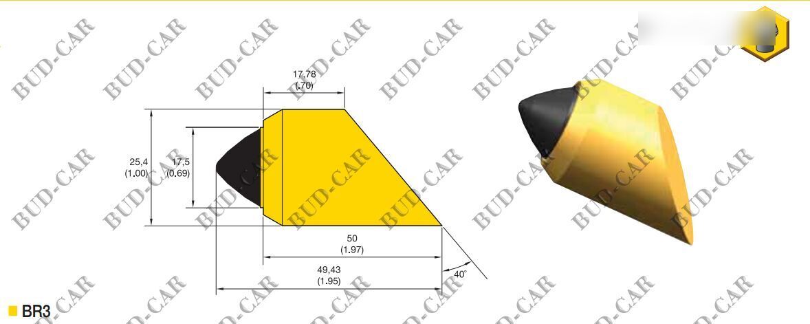 New Cutter, Frez, blades, bits BR1, BR2, BR3, BR4 - Implemento para Perforadora: foto 4 New Cutter, Frez, blades, bits BR1, BR2, BR3, BR4 - Implemento para Perforadora: foto 4