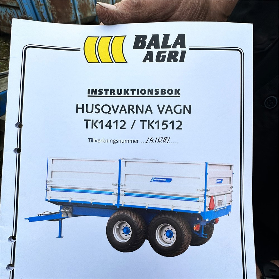 Leasing de Bala Agri Husqvana vogn TK1512 Bala Agri Husqvana vogn TK1512: foto 19