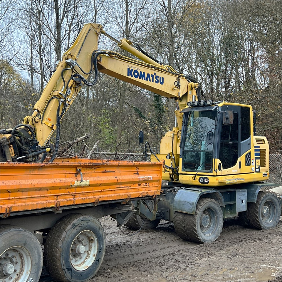 Komatsu PW148-10 - Excavadora de ruedas: foto 3 Komatsu PW148-10 - Excavadora de ruedas: foto 3