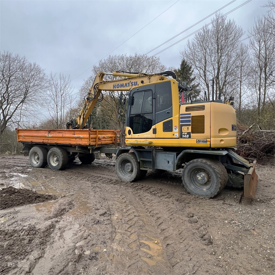 Komatsu PW148-10 - Excavadora de ruedas: foto 4 Komatsu PW148-10 - Excavadora de ruedas: foto 4