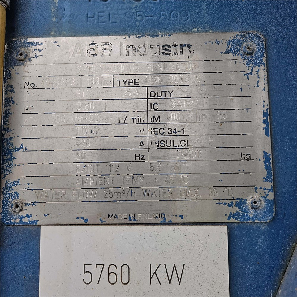 Wärtsilä 16V32 GD - Generador industriale: foto 4 Wärtsilä 16V32 GD - Generador industriale: foto 4