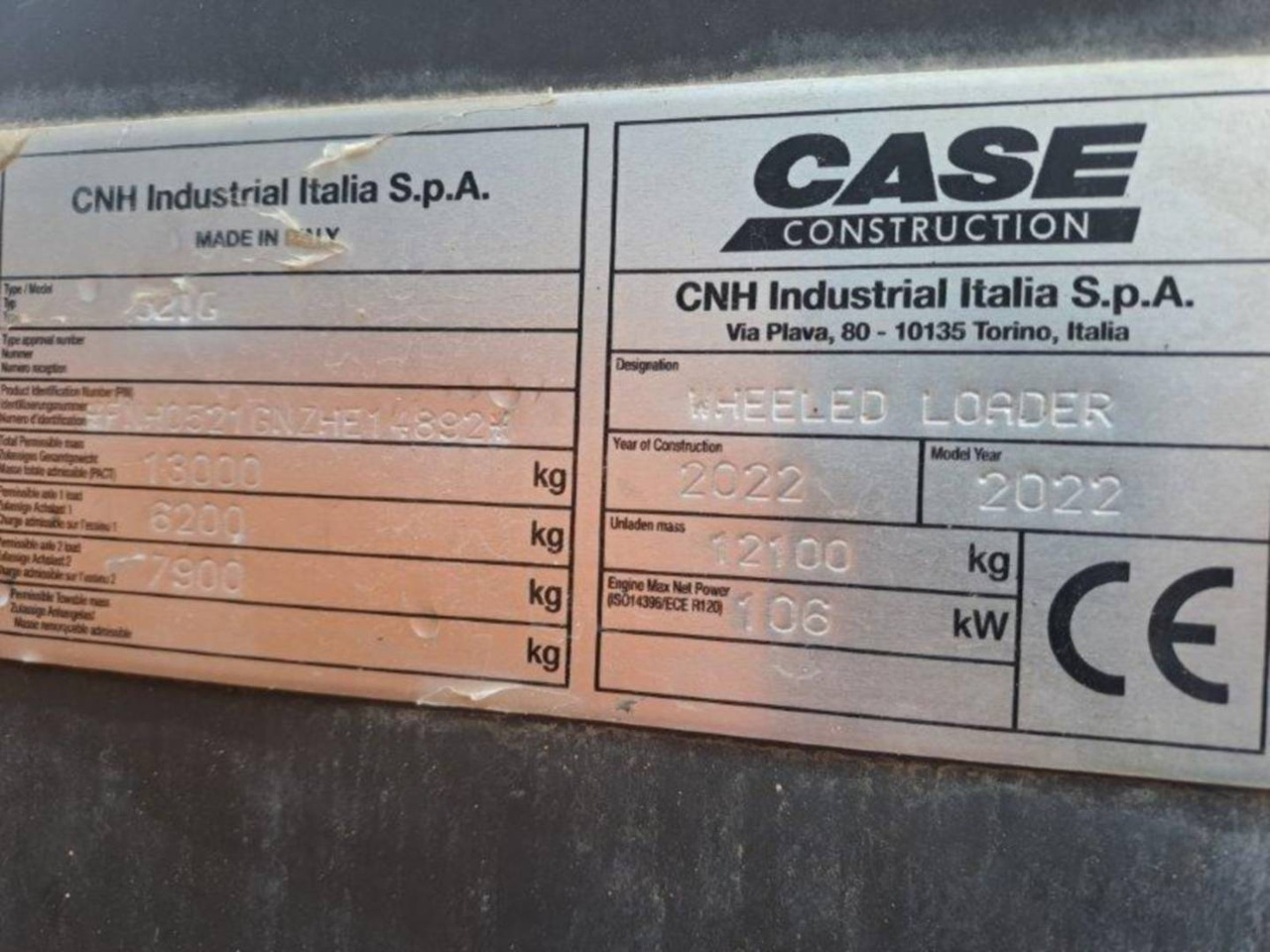 Cargadora de ruedas CASE 521 GXR: foto 6