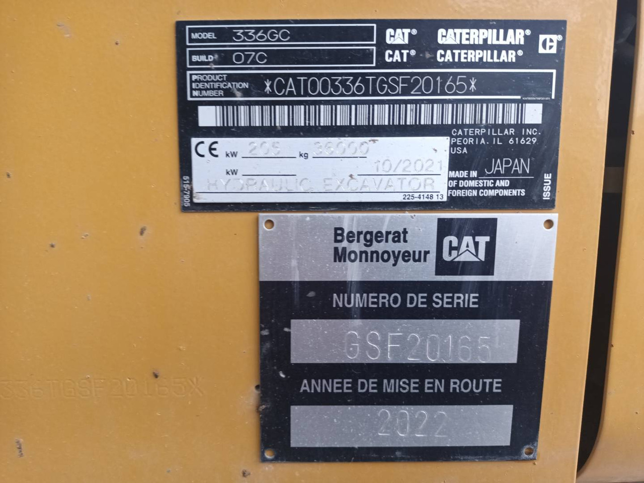CAT 336 GC - Excavadora de cadenas: foto 5 CAT 336 GC - Excavadora de cadenas: foto 5