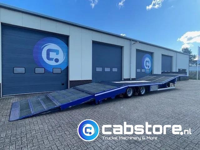 TURBO'S HOET SC22AA 2-assige oprij trailer Machine transporter - Uitschuif ramp !! - Year 2017 - Good condition - - Semirremolque portavehículos: foto 1 TURBO'S HOET SC22AA 2-assige oprij trailer Machine transporter - Uitschuif ramp !! - Year 2017 - Good condition - - Semirremolque portavehículos: foto 1