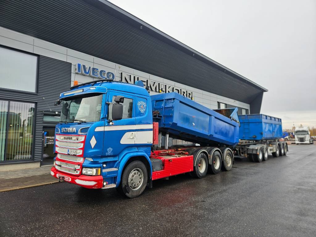 Scania R730 76tn kasettiyhdistelmä - Camión volquete: foto 1 Scania R730 76tn kasettiyhdistelmä - Camión volquete: foto 1