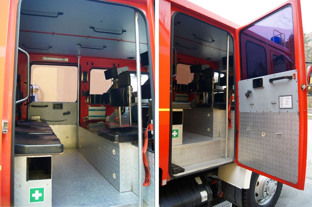 Camión de bomberos MAN 14.224 L80 4x4 /METZ TLF 16/25 Feuerwehr Expedition: foto 8