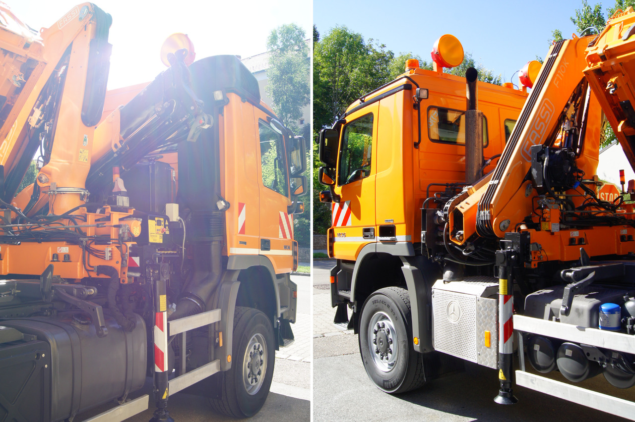 MERCEDES-BENZ ACTROS 1836 /4x4/TÜV/FASSI 110/MEILLER/Winterdienst/Wechselsystem - Máquina quitanieve: foto 5 MERCEDES-BENZ ACTROS 1836 /4x4/TÜV/FASSI 110/MEILLER/Winterdienst/Wechselsystem - Máquina quitanieve: foto 5