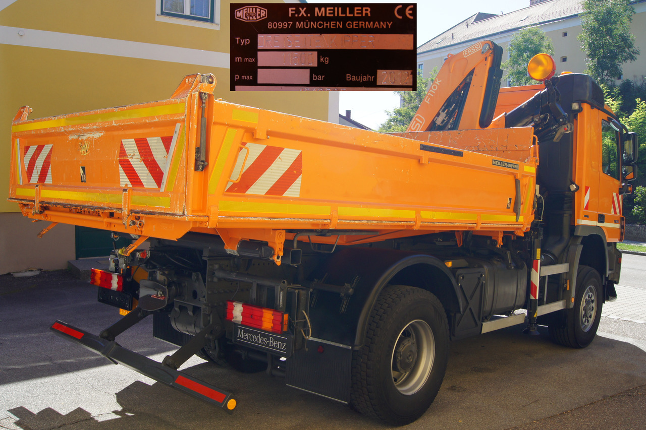 MERCEDES-BENZ ACTROS 1836 /4x4/TÜV/FASSI 110/MEILLER/Winterdienst/Wechselsystem - Máquina quitanieve: foto 4 MERCEDES-BENZ ACTROS 1836 /4x4/TÜV/FASSI 110/MEILLER/Winterdienst/Wechselsystem - Máquina quitanieve: foto 4
