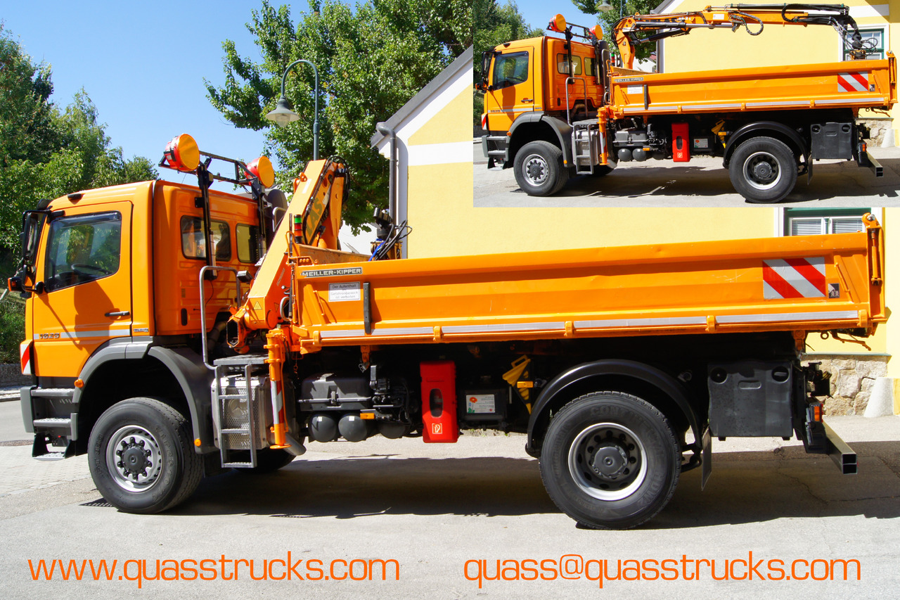 MERCEDES-BENZ AXOR 1829 4x4/EURO 5/ATLAS 65.2/MEILLER/Winterdienst - Camión grúa: foto 3 MERCEDES-BENZ AXOR 1829 4x4/EURO 5/ATLAS 65.2/MEILLER/Winterdienst - Camión grúa: foto 3