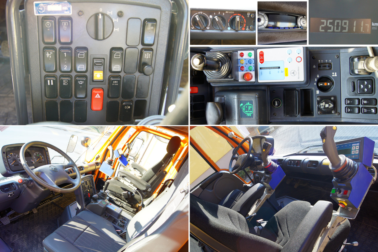 Vehículo municipal MERCEDES-BENZ Unimog U 400/Hydrostat/Mähtür +MULAG MHU 800: foto 12
