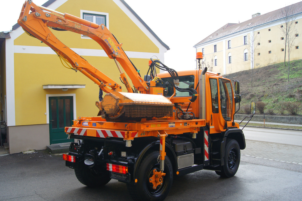 Vehículo municipal UNIMOG Unimog U 400/TÜV/Hydrostat/Mähtür +MULAG MHU 800: foto 6