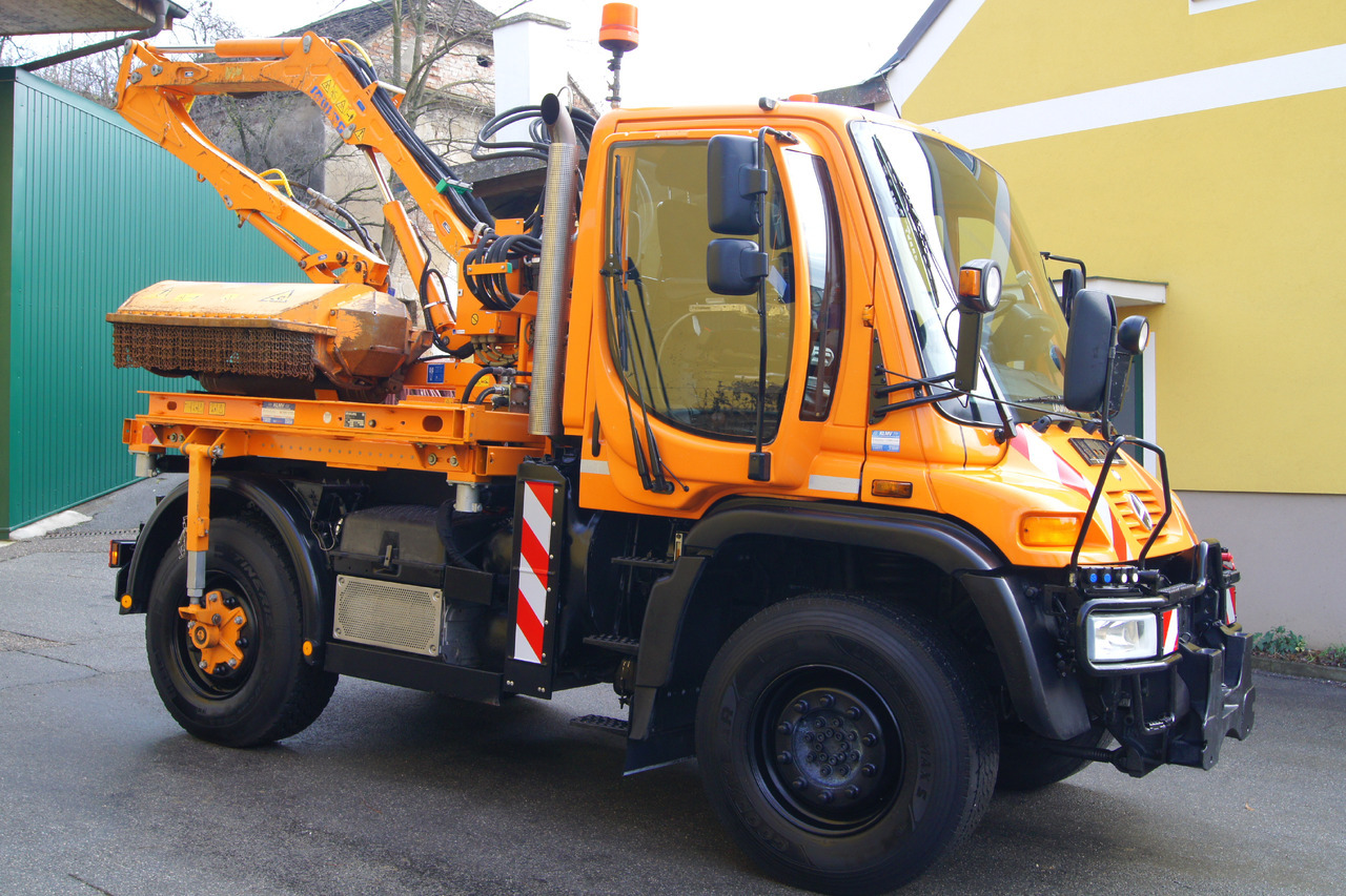 Vehículo municipal UNIMOG Unimog U 400/TÜV/Hydrostat/Mähtür +MULAG MHU 800: foto 8