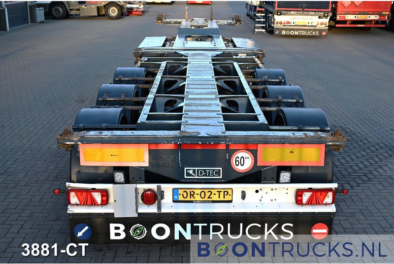 D-Tec COMBITRAILER S-LINE CT-521-S | 2x20-40-45ft HC * 3x STEERING * 4x LIFT AXLE * NL TRAILER * APK 04-2026 - Semirremolque portacontenedore/ Intercambiable: foto 5 D-Tec COMBITRAILER S-LINE CT-521-S | 2x20-40-45ft HC * 3x STEERING * 4x LIFT AXLE * NL TRAILER * APK 04-2026 - Semirremolque portacontenedore/ Intercambiable: foto 5