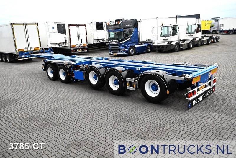 D-Tec CT-60-05D | 2x20-30-40-45ft HC * 3x STEERING * 4x LIFT AXLE * NL TRAILER - Semirremolque portacontenedore/ Intercambiable: foto 3 D-Tec CT-60-05D | 2x20-30-40-45ft HC * 3x STEERING * 4x LIFT AXLE * NL TRAILER - Semirremolque portacontenedore/ Intercambiable: foto 3