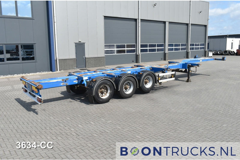 D-Tec FLEXITRAILER | 2x20-30-40-45ft HC * 2x EXTENDABLE * LIFT AXLE - Semirremolque portacontenedore/ Intercambiable: foto 2 D-Tec FLEXITRAILER | 2x20-30-40-45ft HC * 2x EXTENDABLE * LIFT AXLE - Semirremolque portacontenedore/ Intercambiable: foto 2