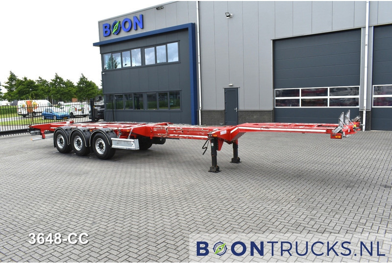 D-Tec FLEXITRAILER | 2x20-30-40-45ft HC * 2x LIFT AXLE * 2x EXTENDABLE * DISC BRAKES * MOT 05-2026 - Semirremolque portacontenedore/ Intercambiable: foto 4 D-Tec FLEXITRAILER | 2x20-30-40-45ft HC * 2x LIFT AXLE * 2x EXTENDABLE * DISC BRAKES * MOT 05-2026 - Semirremolque portacontenedore/ Intercambiable: foto 4