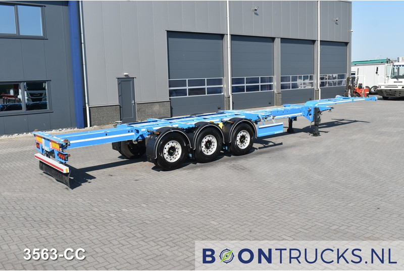 D-Tec FLEXITRAILER | 2x20-30-40-45ft HC * 3x EXTENDABLE * ADR * DISC BRAKES * APK 12-2025 - Semirremolque portacontenedore/ Intercambiable: foto 2 D-Tec FLEXITRAILER | 2x20-30-40-45ft HC * 3x EXTENDABLE * ADR * DISC BRAKES * APK 12-2025 - Semirremolque portacontenedore/ Intercambiable: foto 2