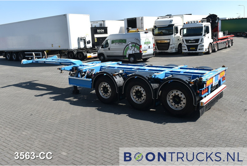 D-Tec FLEXITRAILER | 2x20-30-40-45ft HC * 3x EXTENDABLE * ADR * DISC BRAKES * APK 12-2025 - Semirremolque portacontenedore/ Intercambiable: foto 3 D-Tec FLEXITRAILER | 2x20-30-40-45ft HC * 3x EXTENDABLE * ADR * DISC BRAKES * APK 12-2025 - Semirremolque portacontenedore/ Intercambiable: foto 3