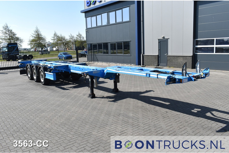 D-Tec FLEXITRAILER | 2x20-30-40-45ft HC * 3x EXTENDABLE * ADR * DISC BRAKES * APK 12-2025 - Semirremolque portacontenedore/ Intercambiable: foto 4 D-Tec FLEXITRAILER | 2x20-30-40-45ft HC * 3x EXTENDABLE * ADR * DISC BRAKES * APK 12-2025 - Semirremolque portacontenedore/ Intercambiable: foto 4
