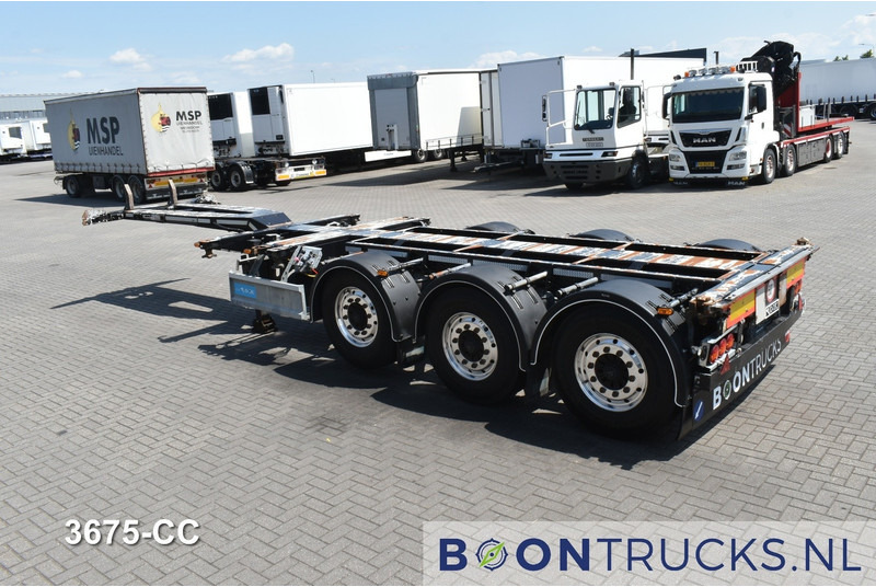 D-Tec FLEXITRAILER | 2x20-30-40-45ft HC * BPW / DISC * ALCOA * 3x EXTENDABLE - Semirremolque portacontenedore/ Intercambiable: foto 3 D-Tec FLEXITRAILER | 2x20-30-40-45ft HC * BPW / DISC * ALCOA * 3x EXTENDABLE - Semirremolque portacontenedore/ Intercambiable: foto 3