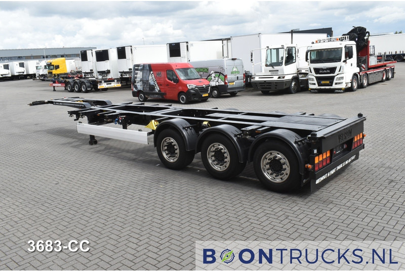 Krone SD BOX LINER | 20-40-45ft HC * LIFT AXLE * DISC BRAKES * 2x EXTENDABLE - Semirremolque portacontenedore/ Intercambiable: foto 3 Krone SD BOX LINER | 20-40-45ft HC * LIFT AXLE * DISC BRAKES * 2x EXTENDABLE - Semirremolque portacontenedore/ Intercambiable: foto 3