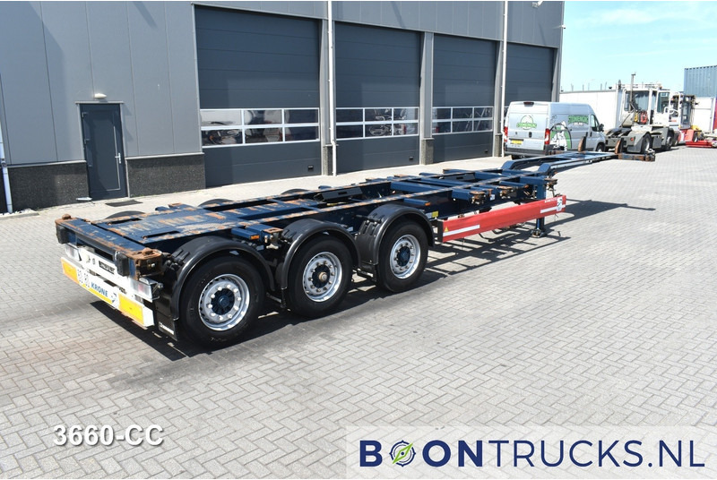 Krone SD BOX LINER | 2x20-30-40-45ft HC * LIFT AXLE * BPW/DISC * EXTENDABLE REAR * 10x AVAILABLE - Semirremolque portacontenedore/ Intercambiable: foto 1 Krone SD BOX LINER | 2x20-30-40-45ft HC * LIFT AXLE * BPW/DISC * EXTENDABLE REAR * 10x AVAILABLE - Semirremolque portacontenedore/ Intercambiable: foto 1