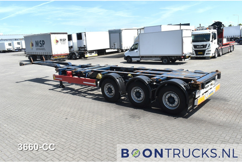 Krone SD BOX LINER | 2x20-30-40-45ft HC * LIFT AXLE * BPW/DISC * EXTENDABLE REAR * 10x AVAILABLE - Semirremolque portacontenedore/ Intercambiable: foto 3 Krone SD BOX LINER | 2x20-30-40-45ft HC * LIFT AXLE * BPW/DISC * EXTENDABLE REAR * 10x AVAILABLE - Semirremolque portacontenedore/ Intercambiable: foto 3