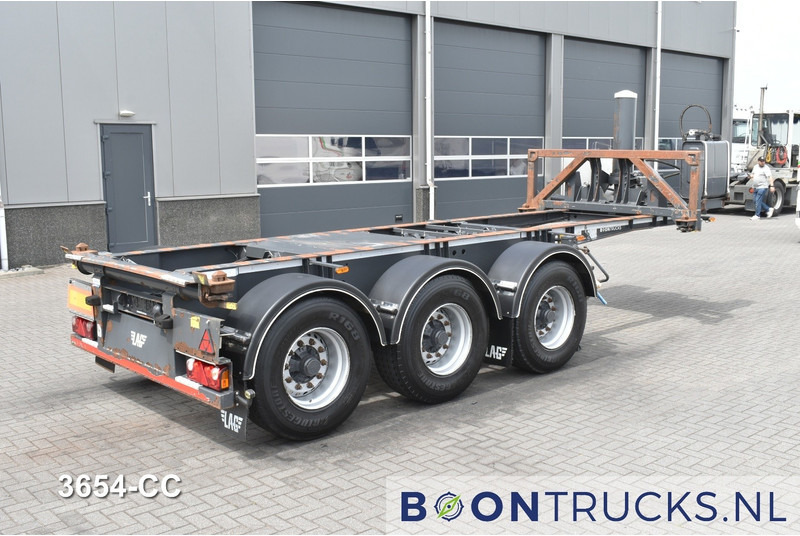 LAG O-3-CC A9 | 20ft TIPPING CHASSIS * 24v SELF SUPPORT * LIFT AXLE * BPW / DISC - Semirremolque portacontenedore/ Intercambiable: foto 1 LAG O-3-CC A9 | 20ft TIPPING CHASSIS * 24v SELF SUPPORT * LIFT AXLE * BPW / DISC - Semirremolque portacontenedore/ Intercambiable: foto 1