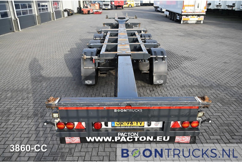 Semirremolque portacontenedore/ Intercambiable Pacton ET3 | 2x20-30-40-45ft HC * 2x EXTENDABLE * LIFT AXLE * NL TRAILER * APK 06-2026: foto 7 Semirremolque portacontenedore/ Intercambiable Pacton ET3 | 2x20-30-40-45ft HC * 2x EXTENDABLE * LIFT AXLE * NL TRAILER * APK 06-2026: foto 7