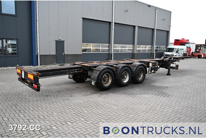 Pacton T3-010 2x20-30-40-45ft HC * 2x EXTENDABLE * 1x LIFT AXLE * NL TRAILER - Semirremolque portacontenedore/ Intercambiable: foto 2 Pacton T3-010 2x20-30-40-45ft HC * 2x EXTENDABLE * 1x LIFT AXLE * NL TRAILER - Semirremolque portacontenedore/ Intercambiable: foto 2