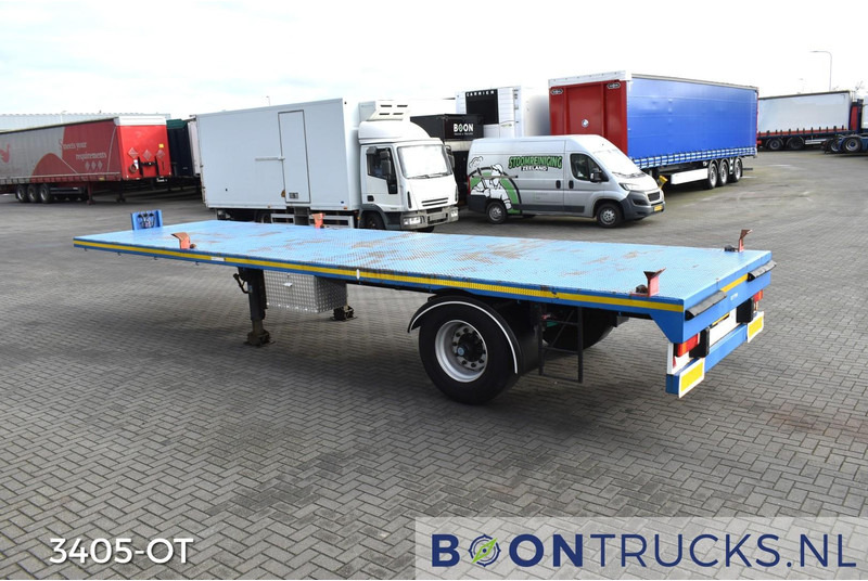 Schmitz Cargobull SKO 10 PLATTE BAK | TWISTLOCKS 20ft * L 900 cm * KENTEKEN LANGZAAM VERKEER - Semirremolque plataforma/ Caja abierta: foto 3 Schmitz Cargobull SKO 10 PLATTE BAK | TWISTLOCKS 20ft * L 900 cm * KENTEKEN LANGZAAM VERKEER - Semirremolque plataforma/ Caja abierta: foto 3