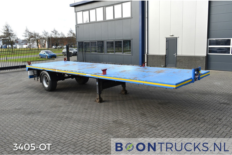 Schmitz Cargobull SKO 10 PLATTE BAK | TWISTLOCKS 20ft * L 900 cm * KENTEKEN LANGZAAM VERKEER - Semirremolque plataforma/ Caja abierta: foto 4 Schmitz Cargobull SKO 10 PLATTE BAK | TWISTLOCKS 20ft * L 900 cm * KENTEKEN LANGZAAM VERKEER - Semirremolque plataforma/ Caja abierta: foto 4