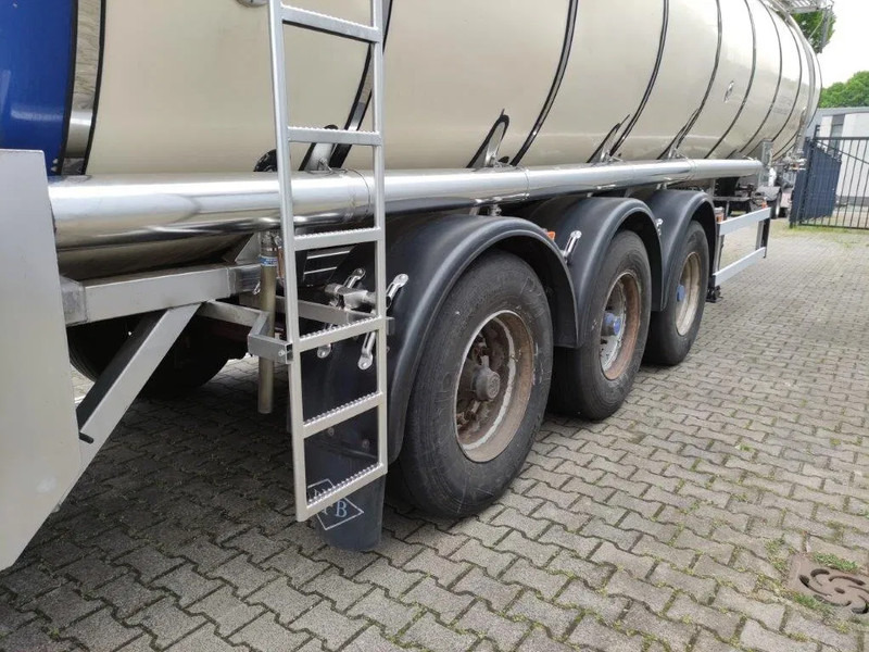 Semirremolque cisterna Feldbinder 33500 liter 3 kamer tankoplegger met Unibloc electric pomp: foto 8