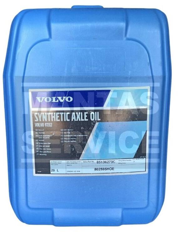 VOLVO TRANSMISSION OIL 75W-90 20L 85136279-CH - Aceite de motor/ Producto para el cuidado del coche: foto 2 VOLVO TRANSMISSION OIL 75W-90 20L 85136279-CH - Aceite de motor/ Producto para el cuidado del coche: foto 2