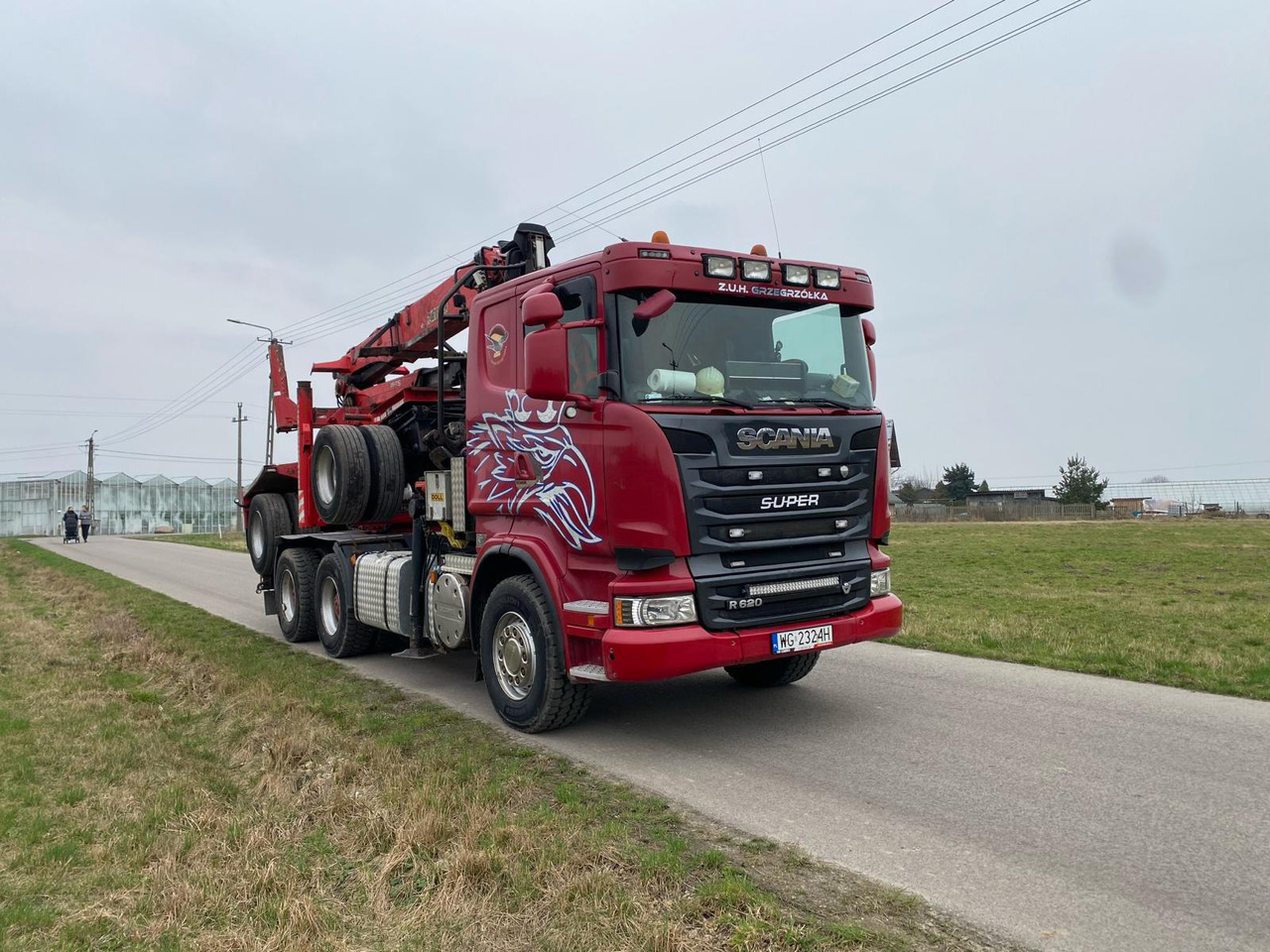 SCANIA R620 - Camión forestal, Camión grúa: foto 5 SCANIA R620 - Camión forestal, Camión grúa: foto 5