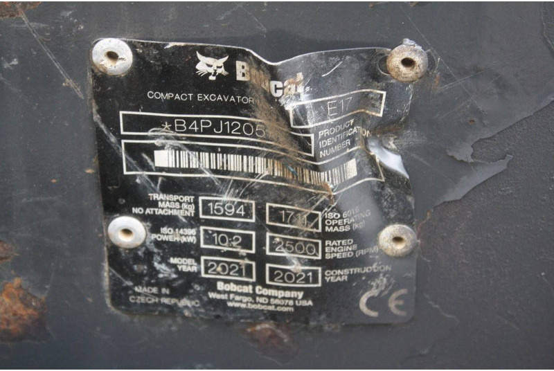 Bobcat E17 - Miniexcavadora: foto 5 Bobcat E17 - Miniexcavadora: foto 5