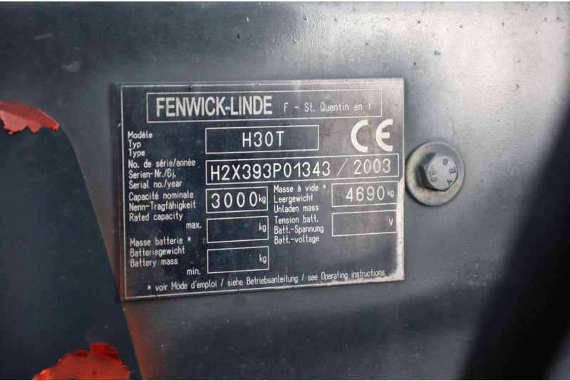 Carretilla elevadora de gas Linde H30T: foto 14 Carretilla elevadora de gas Linde H30T: foto 14