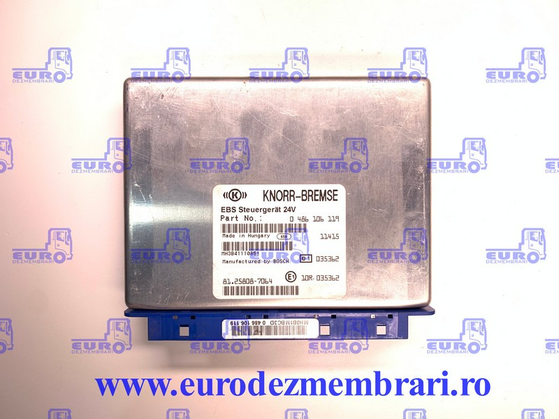 CALCULATOR EBS MAN TGX 81.25808.7064, 0486106119 - Unidad de control para Camión: foto 1 CALCULATOR EBS MAN TGX 81.25808.7064, 0486106119 - Unidad de control para Camión: foto 1