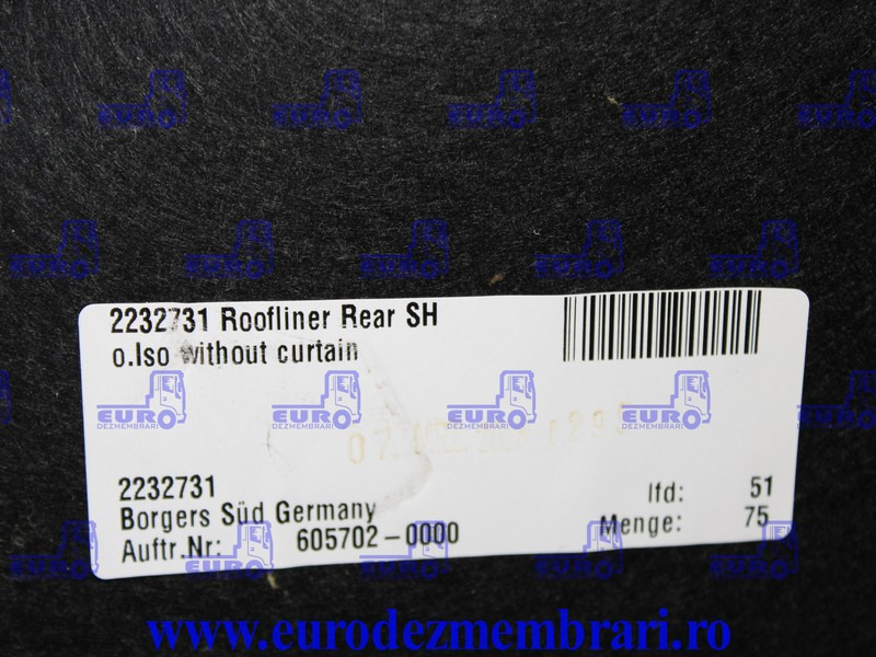 ELEMENT INTERIOR CABINA DAF XF XG 2232731 - Cabina e interior para Camión: foto 3 ELEMENT INTERIOR CABINA DAF XF XG 2232731 - Cabina e interior para Camión: foto 3