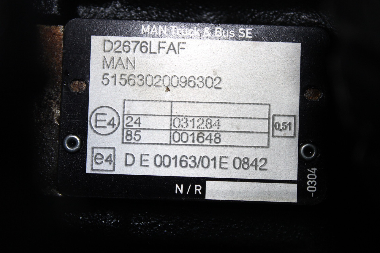 MOTOR MAN TGX TG3 D2676LFAF 510CP EURO 6 - Motor para Camión: foto 5 MOTOR MAN TGX TG3 D2676LFAF 510CP EURO 6 - Motor para Camión: foto 5