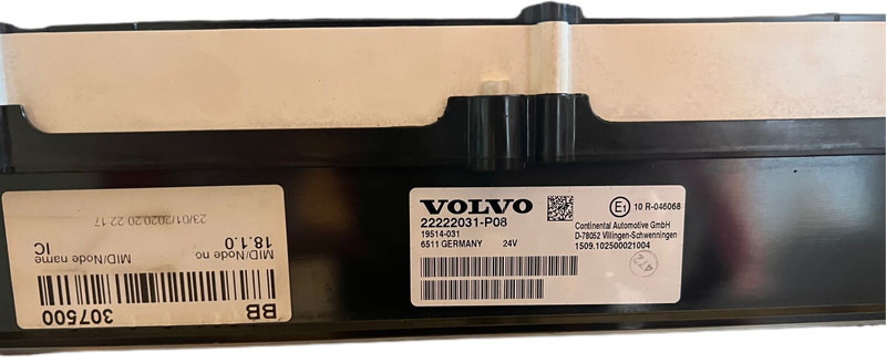 Volvo 22222031 - Salpicadero: foto 4 Volvo 22222031 - Salpicadero: foto 4