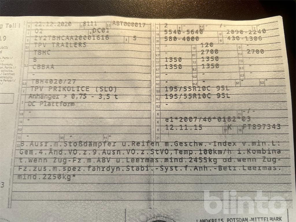 Böckmann HL -TBH 4020/27 (2020) - Remolque portavehículos: foto 5 Böckmann HL -TBH 4020/27 (2020) - Remolque portavehículos: foto 5