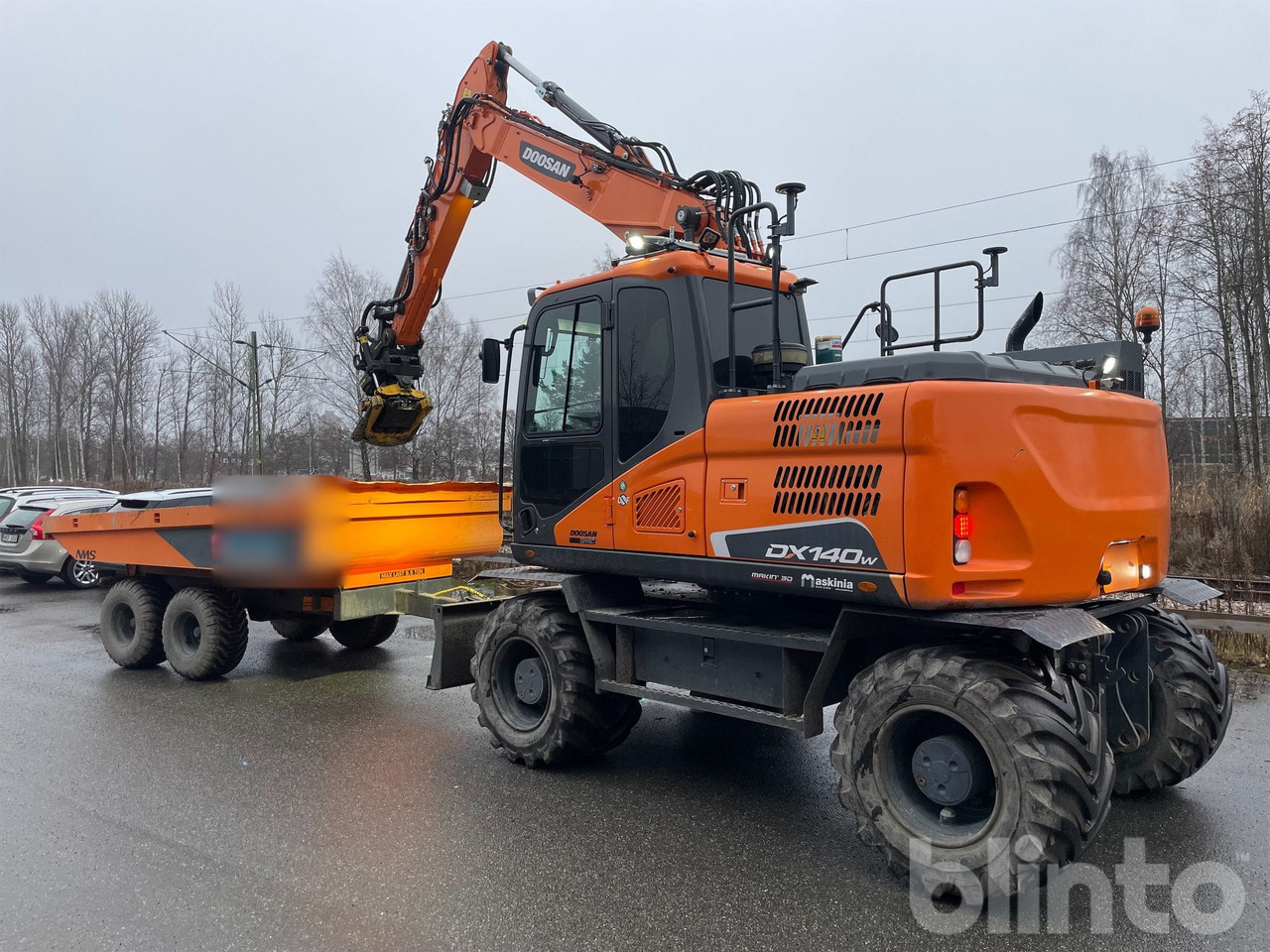 Doosan Dx140 + Dumperkärra o redskap - Manipulador de materiales: foto 2 Doosan Dx140 + Dumperkärra o redskap - Manipulador de materiales: foto 2