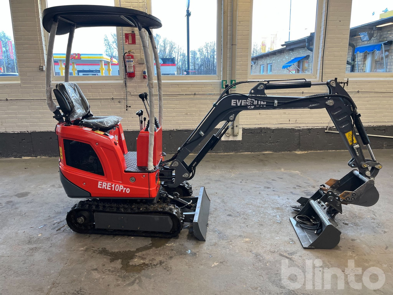 Everun ERE10Pro 7 timmar - Miniexcavadora: foto 4 Everun ERE10Pro 7 timmar - Miniexcavadora: foto 4