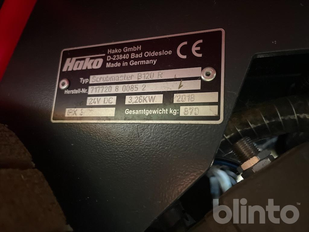 Fregadora HAKO Scrubmaster B120 R (2018): foto 26 Fregadora HAKO Scrubmaster B120 R (2018): foto 26