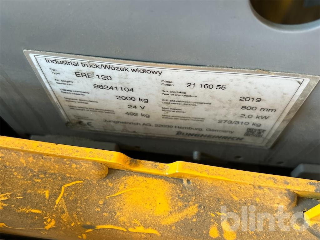 Jungheinrich ERE 120 (2019) - Transpaleta: foto 5 Jungheinrich ERE 120 (2019) - Transpaleta: foto 5