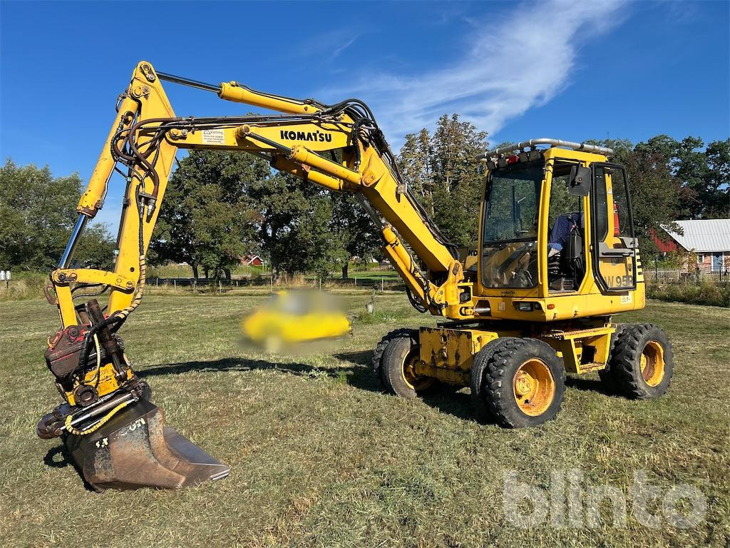 Komatsu PW95R - 7 redskap - Excavadora de ruedas: foto 1 Komatsu PW95R - 7 redskap - Excavadora de ruedas: foto 1