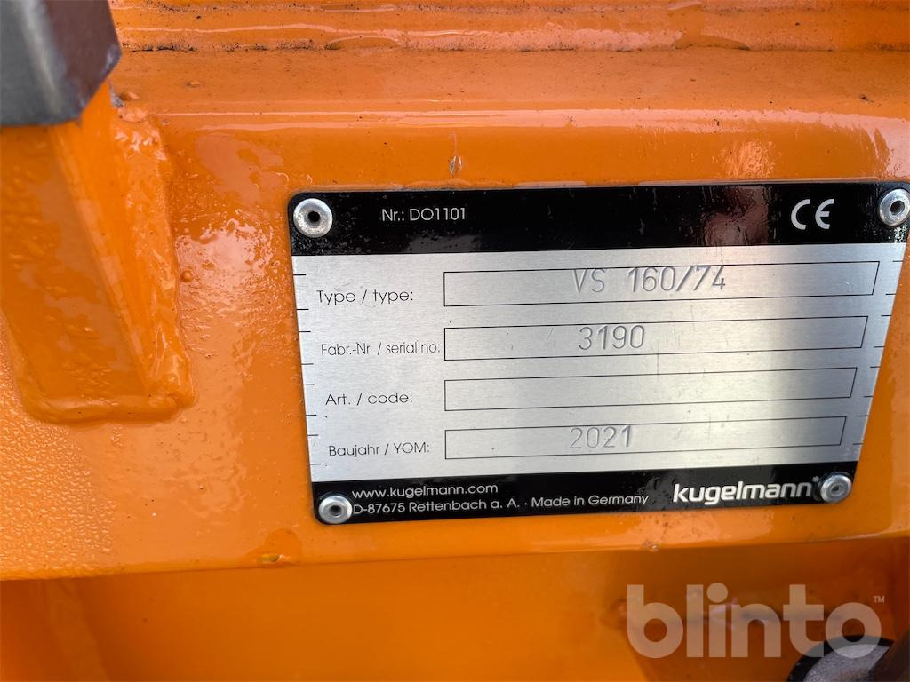 Kugelmann VS160/74 (2021) - Cuchilla quitanieves: foto 5 Kugelmann VS160/74 (2021) - Cuchilla quitanieves: foto 5