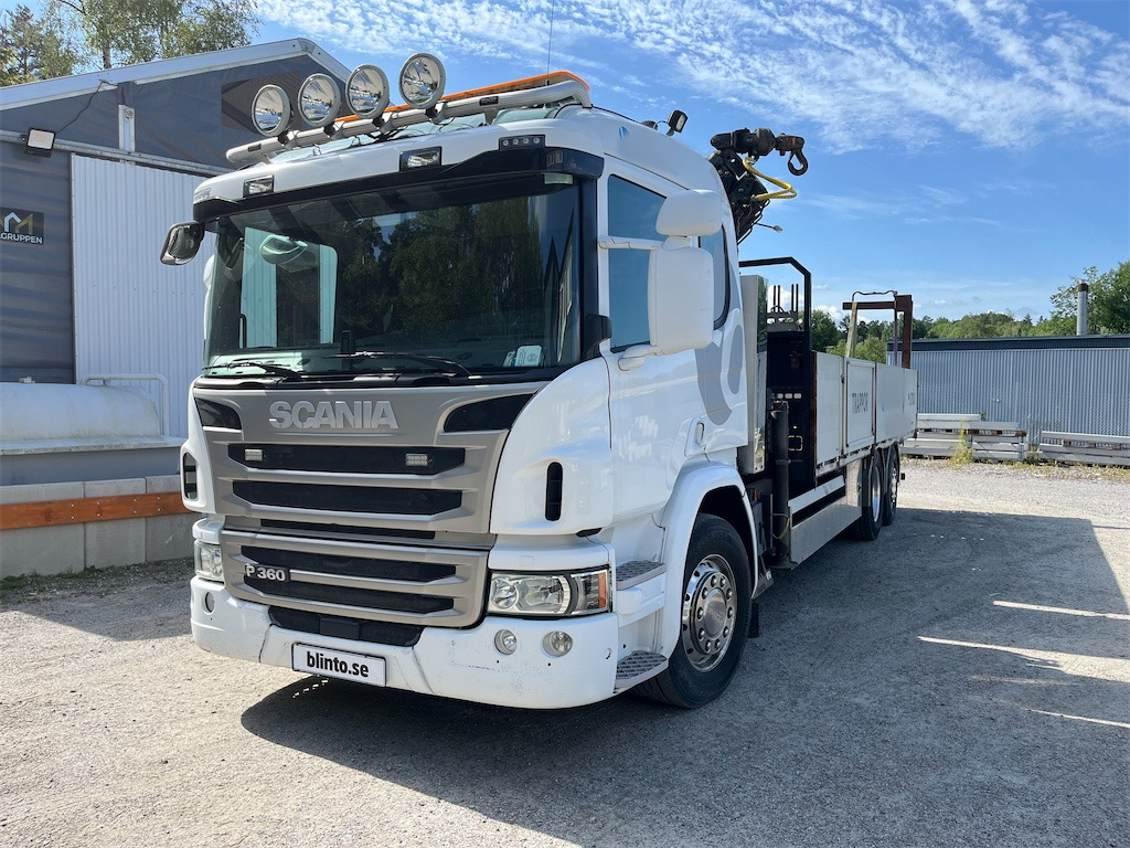 SCANIA P360LB6X2*4HNB - Camión caja abierta, Camión grúa: foto 1 SCANIA P360LB6X2*4HNB - Camión caja abierta, Camión grúa: foto 1